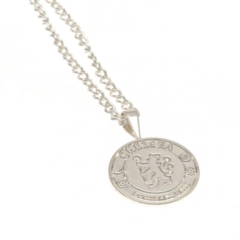 FC Chelsea nyaklánc medállal Silver Plated Pendant & Chain XL