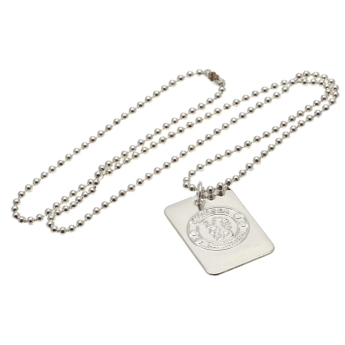 FC Chelsea nyaklánc dögcédulával Silver Plated Dog Tag & Chain
