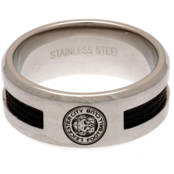 Leicester City gyűrű Black Inlay Ring Small