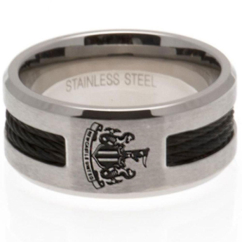 Newcastle United gyűrű Black Inlay Small