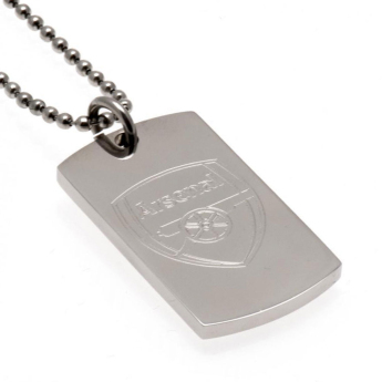 FC Arsenal nyaklánc dögcédulával Engraved Dog Tag & Chain