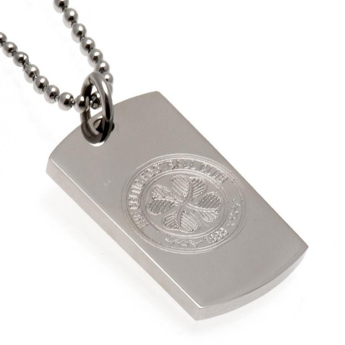FC Celtic nyaklánc dögcédulával Engraved Dog Tag & Chain