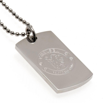 FC Chelsea nyaklánc dögcédulával Engraved Dog Tag & Chain