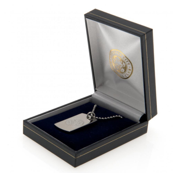 Leicester City nyaklánc dögcédulával Engraved Dog Tag & Chain