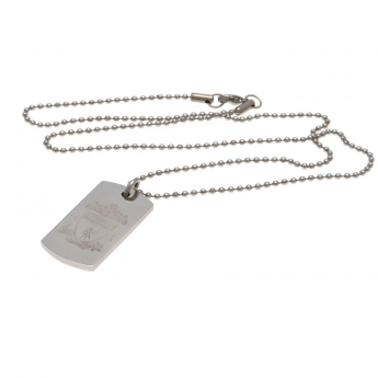 FC Liverpool nyaklánc dögcédulával Engraved Dog Tag & Chain CR