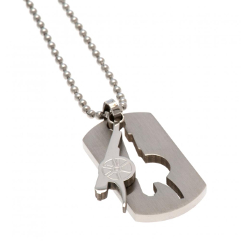 FC Arsenal nyaklánc dögcédulával Dog Tag & Chain CO GN