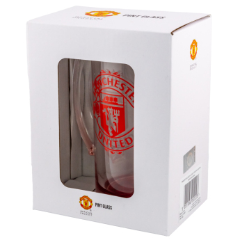 Manchester United poharak Stein Glass Tankard red