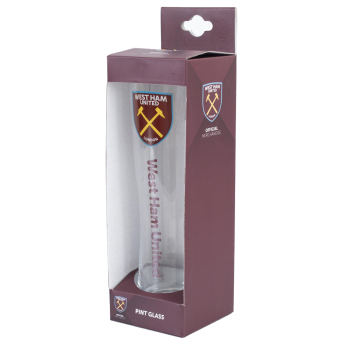 West Ham United poharak Tall Beer Glass