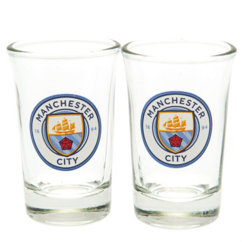 Manchester City féldecis pohár 2pk Shot Glass Set