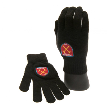 West Ham United gyerek kesztyű Knitted Gloves Junior