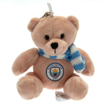 Manchester City plüss mackó Bag Buddy Bear