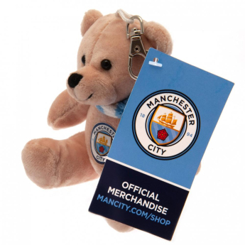 Manchester City plüss mackó Bag Buddy Bear