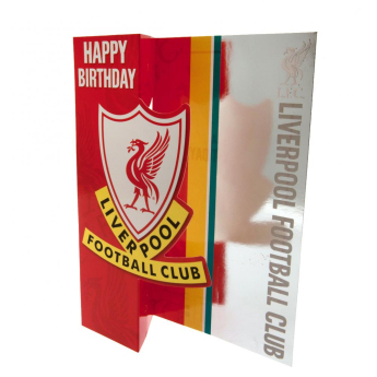 FC Liverpool születésnapi köszöntő Birthday Card