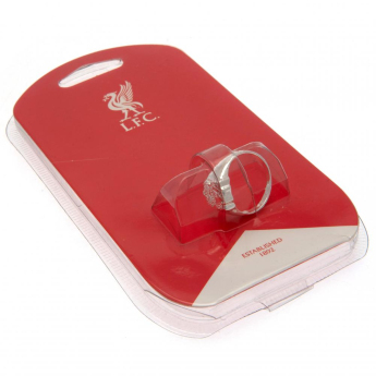 FC Liverpool gyűrű Silver Plated Crest Medium