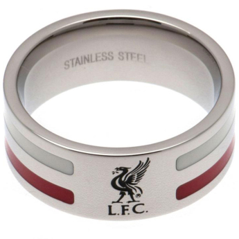 FC Liverpool gyűrű Colour Stripe Ring Medium