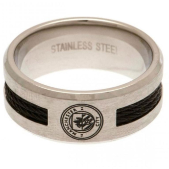 Manchester City gyűrű Black Inlay Medium