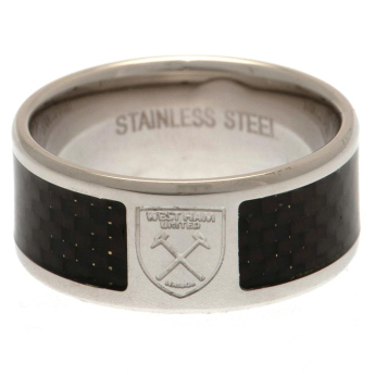 West Ham United gyűrű Carbon Fibre Ring Medium