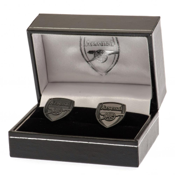FC Arsenal mandzsettagomb Black IP Cufflinks