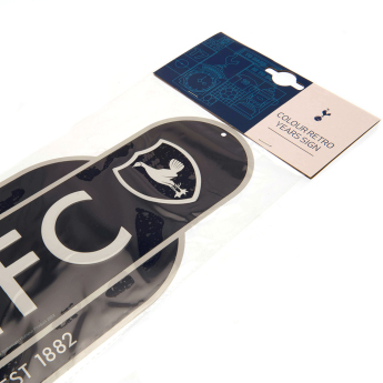 Tottenham fali tábla Colour Retro Sign