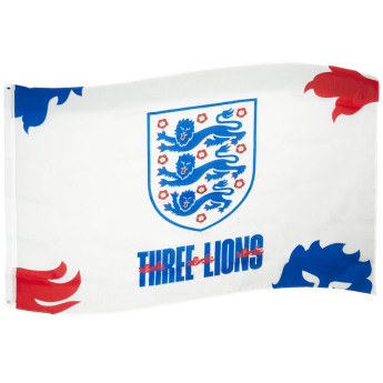 Labdarúgó válogatott zászló England FA Flag 3 Lions