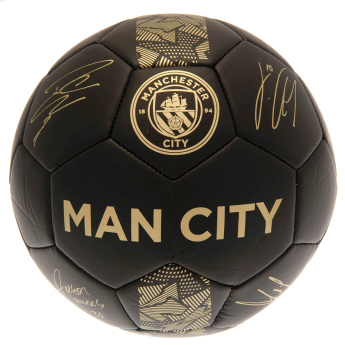 Manchester City futball labda Signature Gold PH - size 5