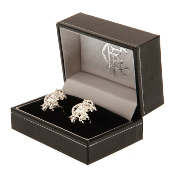 FC Rangers mandzsettagomb Silver Plated RFC Cufflinks