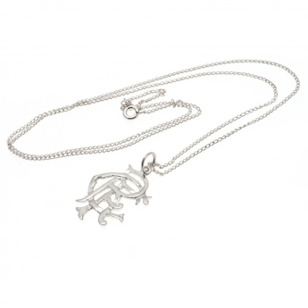 FC Rangers nyaklánc medállal Sterling Silver Pendant & Chain Medium