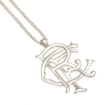 FC Rangers nyaklánc medállal Sterling Silver Pendant & Chain Fixed