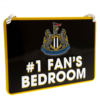 Newcastle United hálószoba tábla Bedroom Sign No1 Fan
