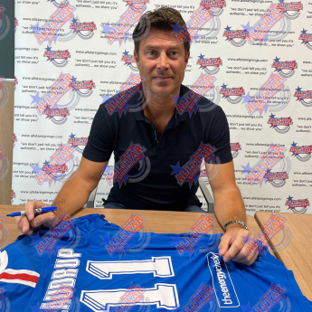 Legendák bekeretezett mez 2019-2020 Laudrup Signed Shirt (Framed)