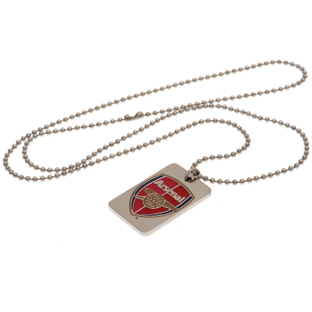 FC Arsenal nyaklánc dögcédulával Enamel Crest Dog Tag & Chain