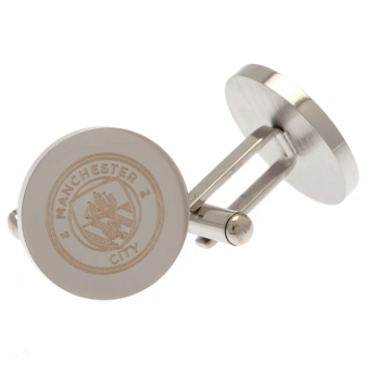 Manchester City mandzsettagomb Stainless Steel Round Cufflinks