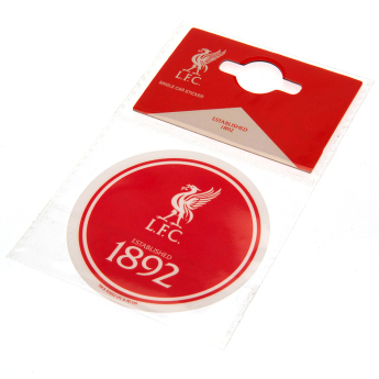 FC Liverpool matrica Single Car Sticker EST