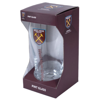 West Ham United poharak Tulip Pint Glass