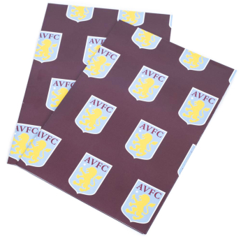 Aston Villa csomagolópapír Text