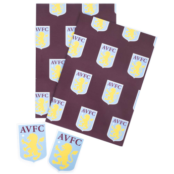 Aston Villa csomagolópapír Text