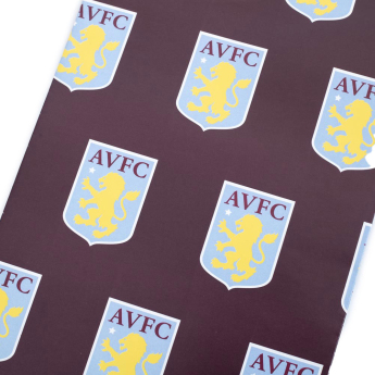 Aston Villa csomagolópapír Text