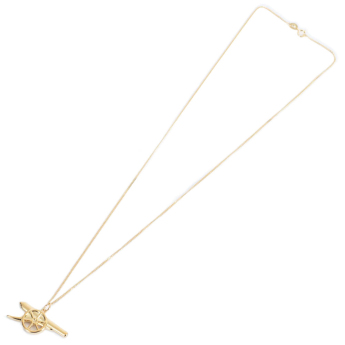FC Arsenal nyaklánc medállal 18ct Gold Plated on Silver Cannon