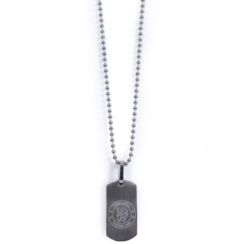 FC Chelsea nyaklánc dögcédulával Matt Finish Dog Tag & Chain