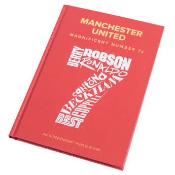 Manchester United könyv Magnificent Number 7s
