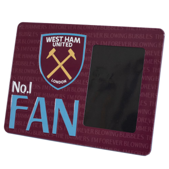 West Ham United képkeret No1 Fan 12cm x 8.5cm