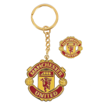 Manchester United kulcstartó és kitűző design set