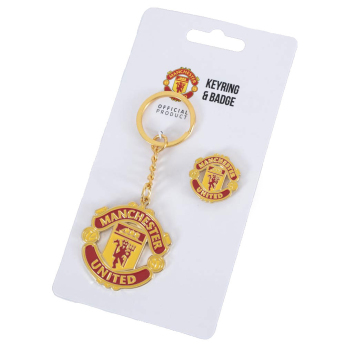 Manchester United kulcstartó és kitűző design set