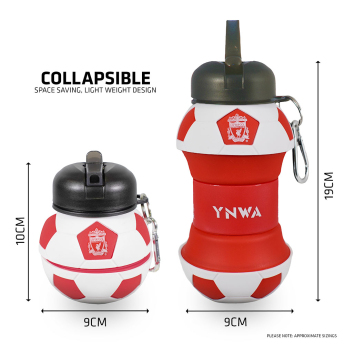 FC Liverpool ivókulacs Collapsible Football Drinks Bottle