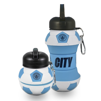 Manchester City ivókulacs Collapsible Football Drinks Bottle