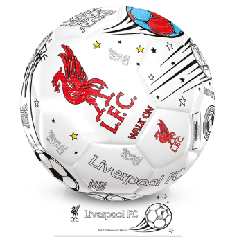 FC Liverpool futball labda Colour - size 2