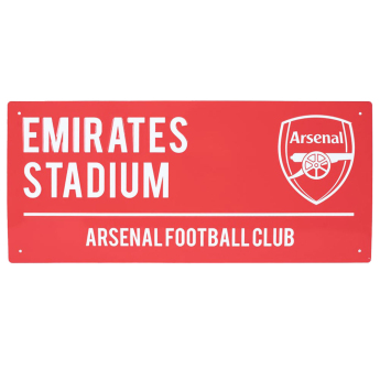 FC Arsenal fali tábla Colour Street