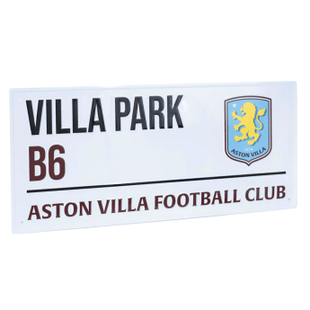 Aston Villa fali tábla White Street
