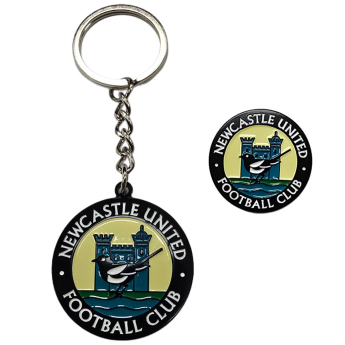 Newcastle United kulcstartó és kitűző Retro 76-83 Crest