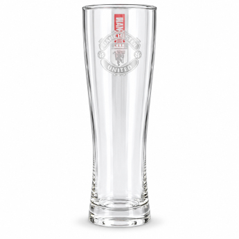Manchester United poharak Mono Crest Tall Beer Glass